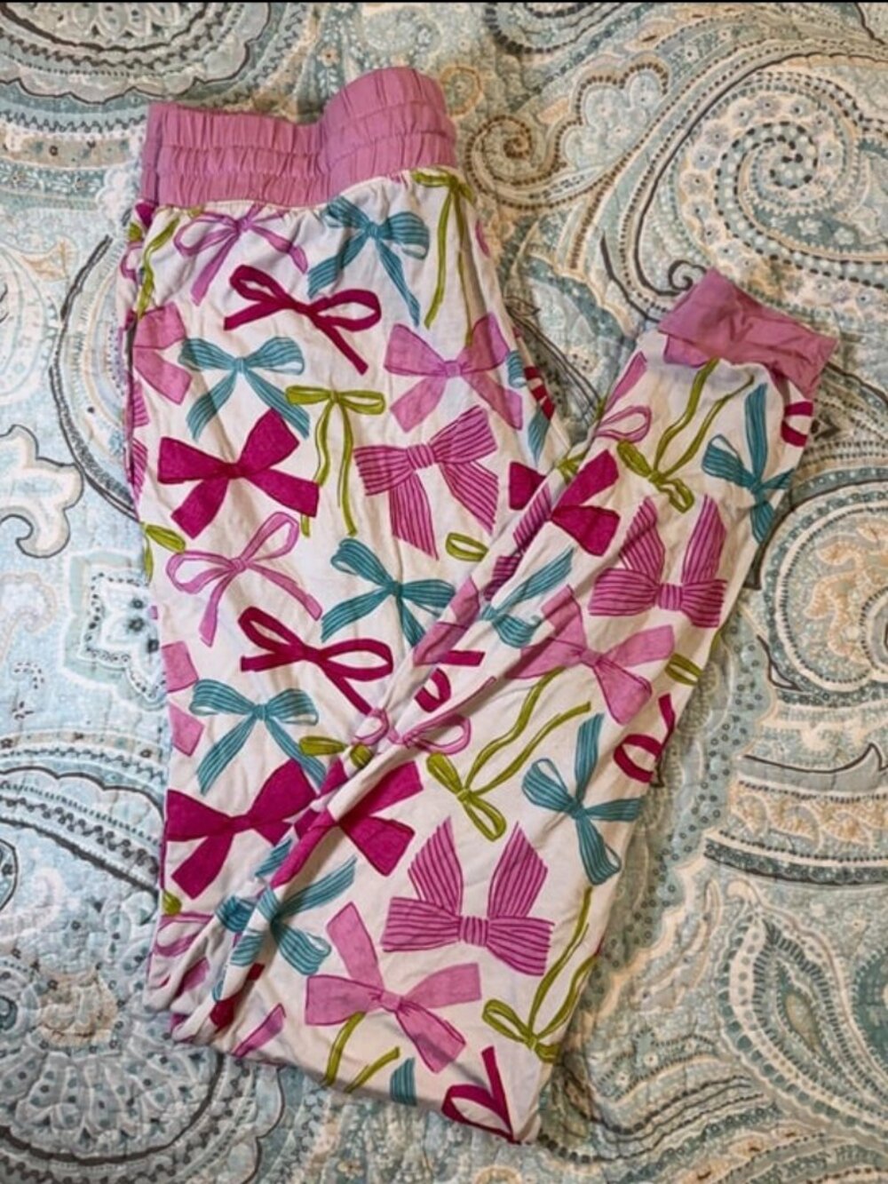 Little Sleepies Women's pajama pants Ribbons and Bows little sleepies XS
